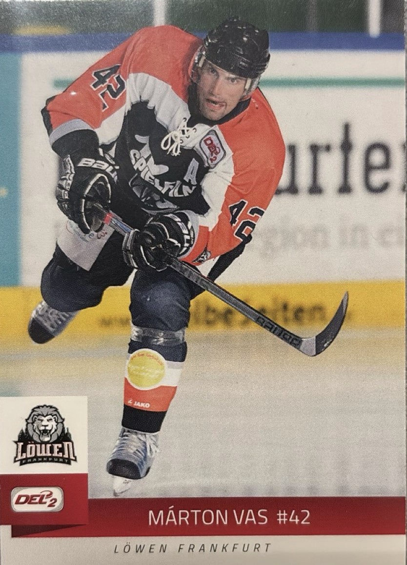 Marton Vas number 42 player card cropped to card only